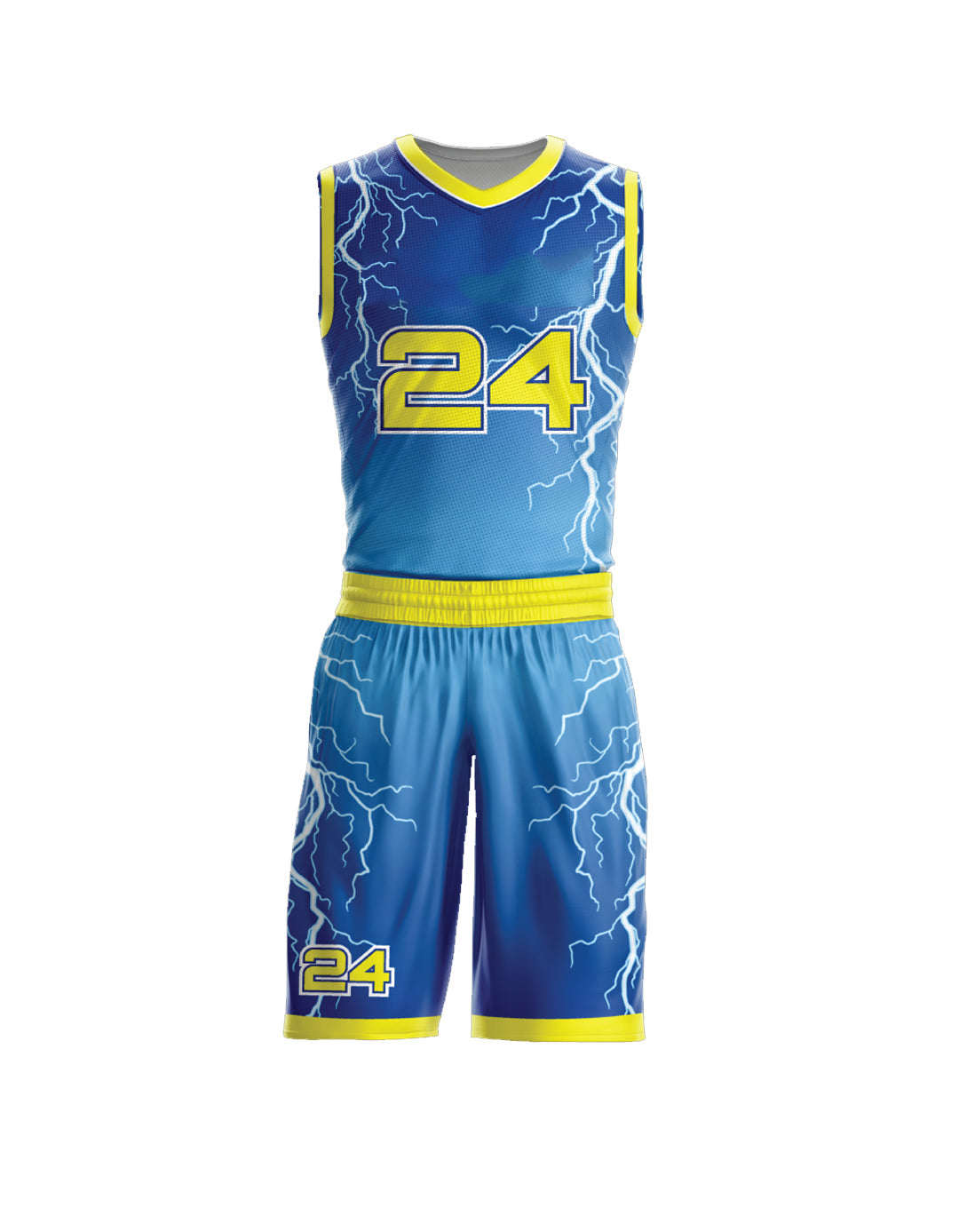 RAY'S Men's Basketball Uniform Set,Jersey with Customise Number, Athletic Two-Piece Performance Kit