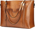 Ray's Large Capacity Cowhide Leather Shoulder Bag Purses Luxury Handbags for Women