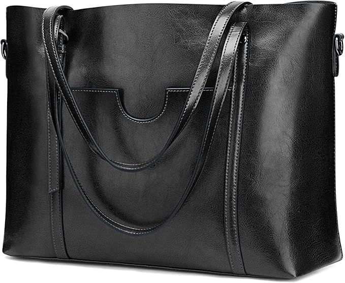 Ray's Large Capacity Cowhide Leather Shoulder Bag Purses Luxury Handbags for Women