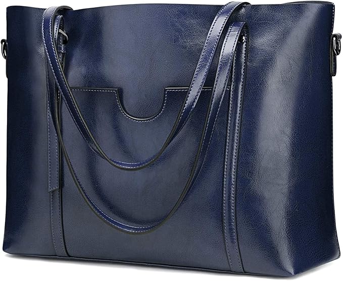 Ray's Large Capacity Cowhide Leather Shoulder Bag Purses Luxury Handbags for Women