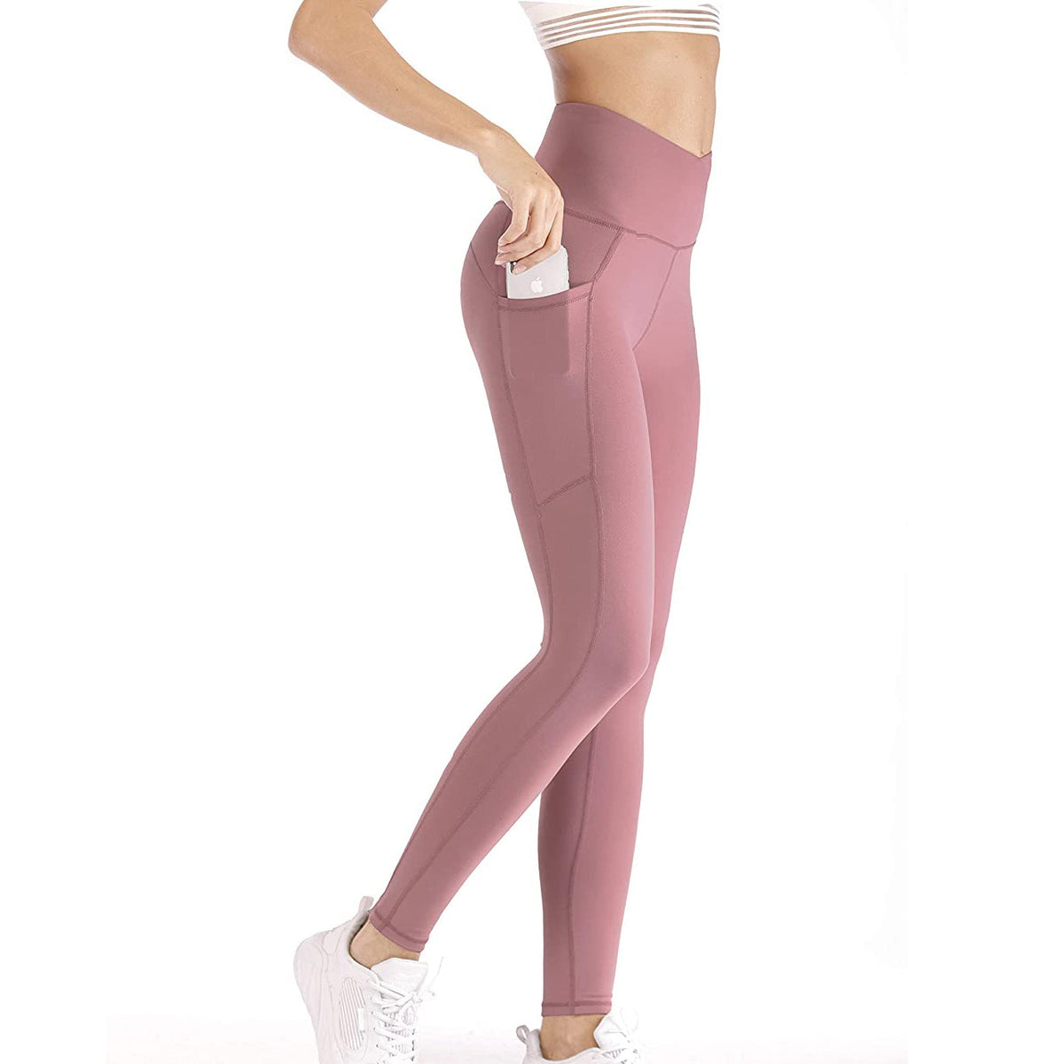 Leggings for Women Tummy Control, High Waist Yoga Pants Gym Stretchy Shapewear Workout Clothes for Women