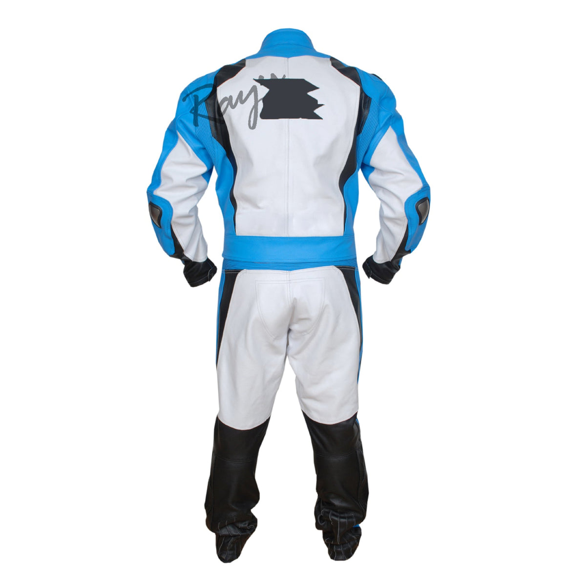 CUSTOM MADE MOTORBIKE LEATHER /BIKING RACING SPORT TWO PIECE SUIT