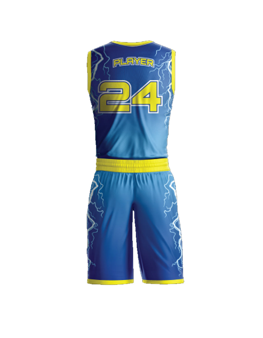 RAY'S Men's Basketball Uniform Set,Jersey with Customise Number, Athletic Two-Piece Performance Kit