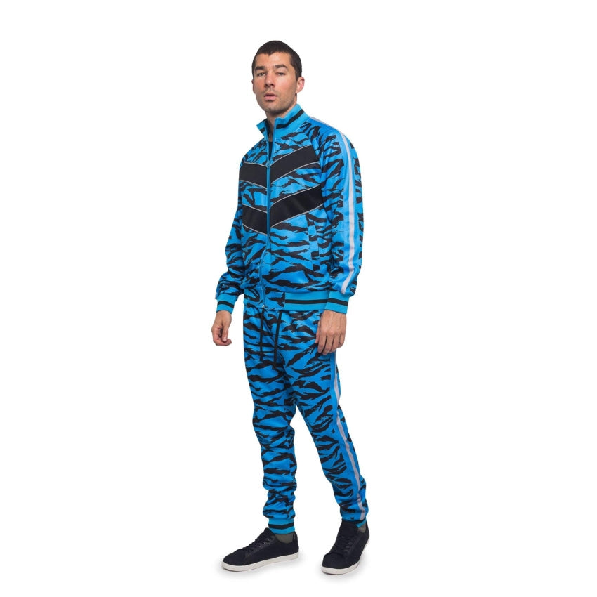 RAY'S Unisex Athletic Tracksuit Set,Cambo Pattern, 2-Piece Polyester, Long Sleeve with Side Zip Pockets, Athletic Regular Fit