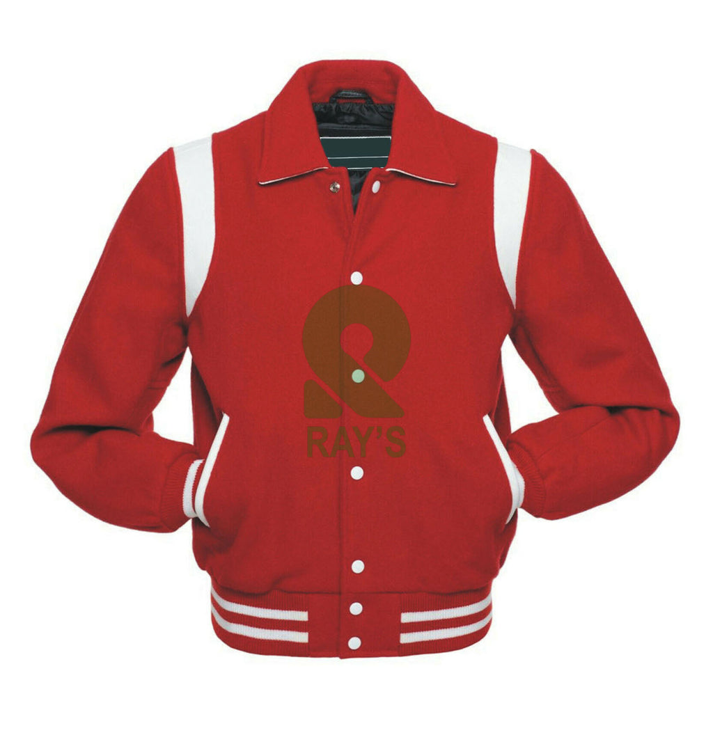 RAY'S VARSITY JACKET RED
