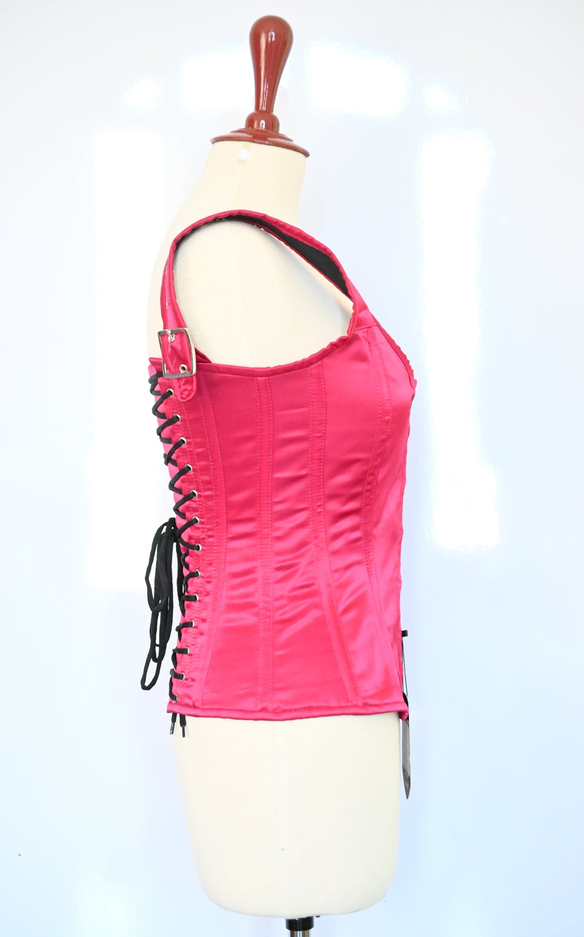 RAY'S CORSET PINK LEATHER