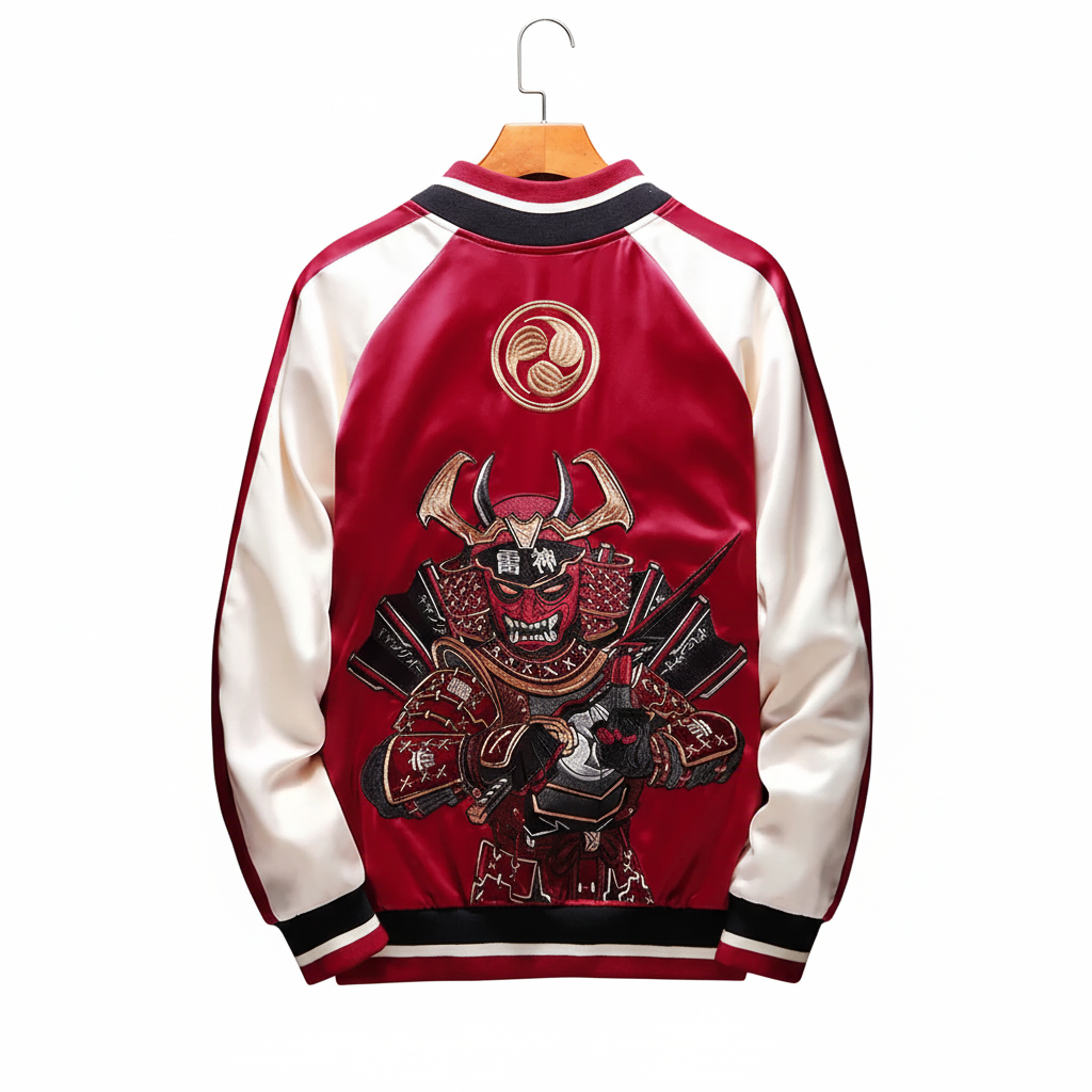 RAY'S Crimson Raijin Samurai Sukajan Jacket ADULT SIZE