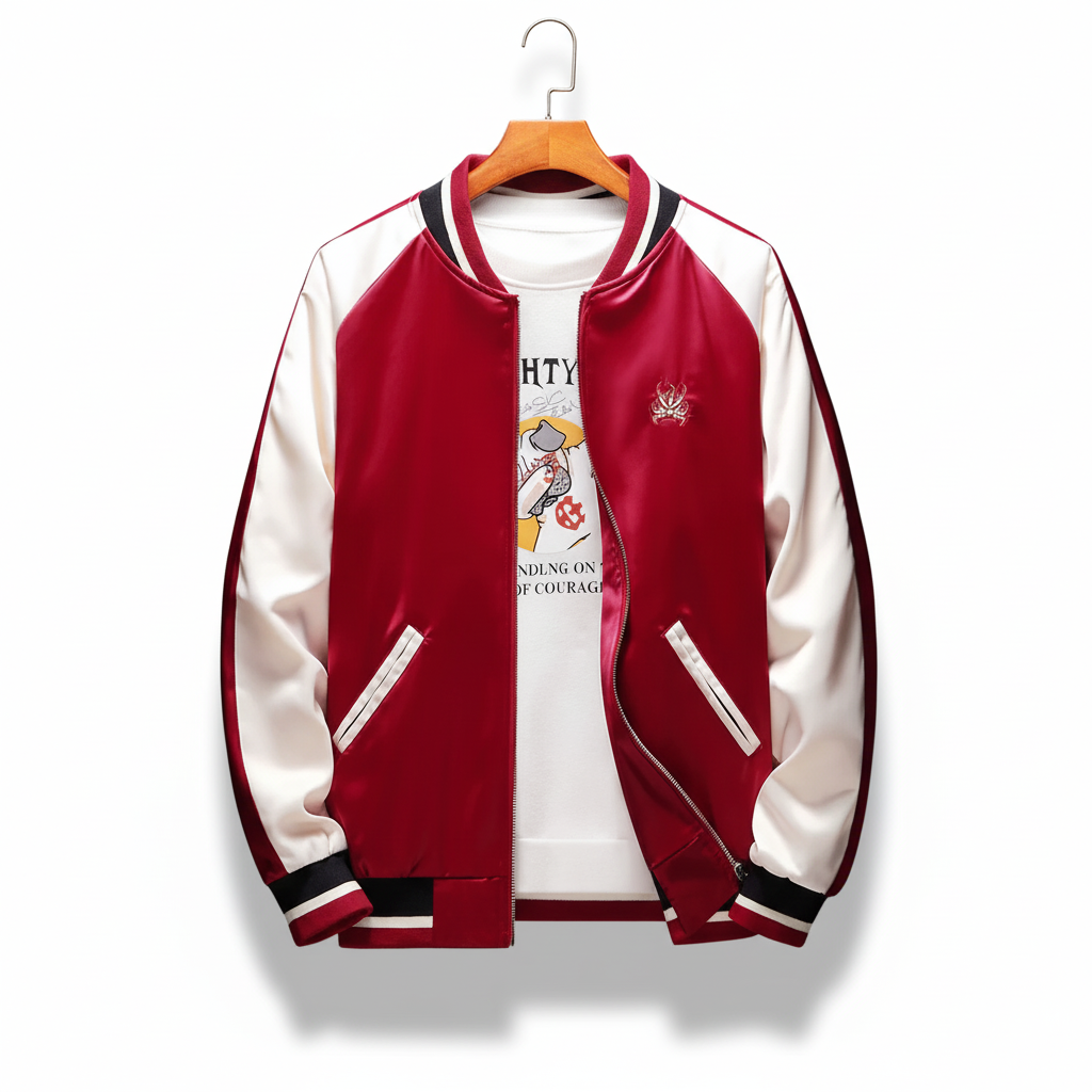 RAY'S Crimson Raijin Samurai Sukajan Jacket ADULT SIZE