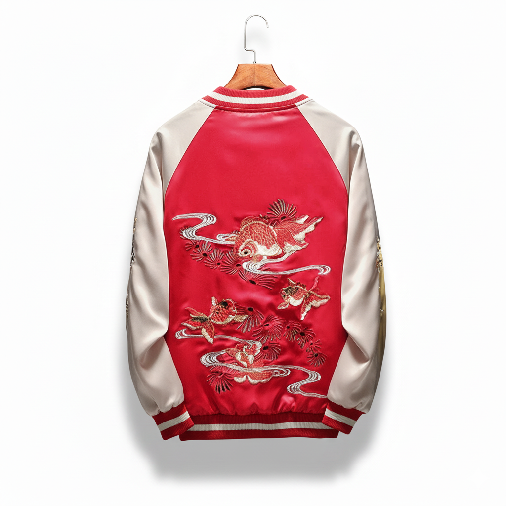 RAY'S Koi & Goldfish Sukajan Souvenir Jacket