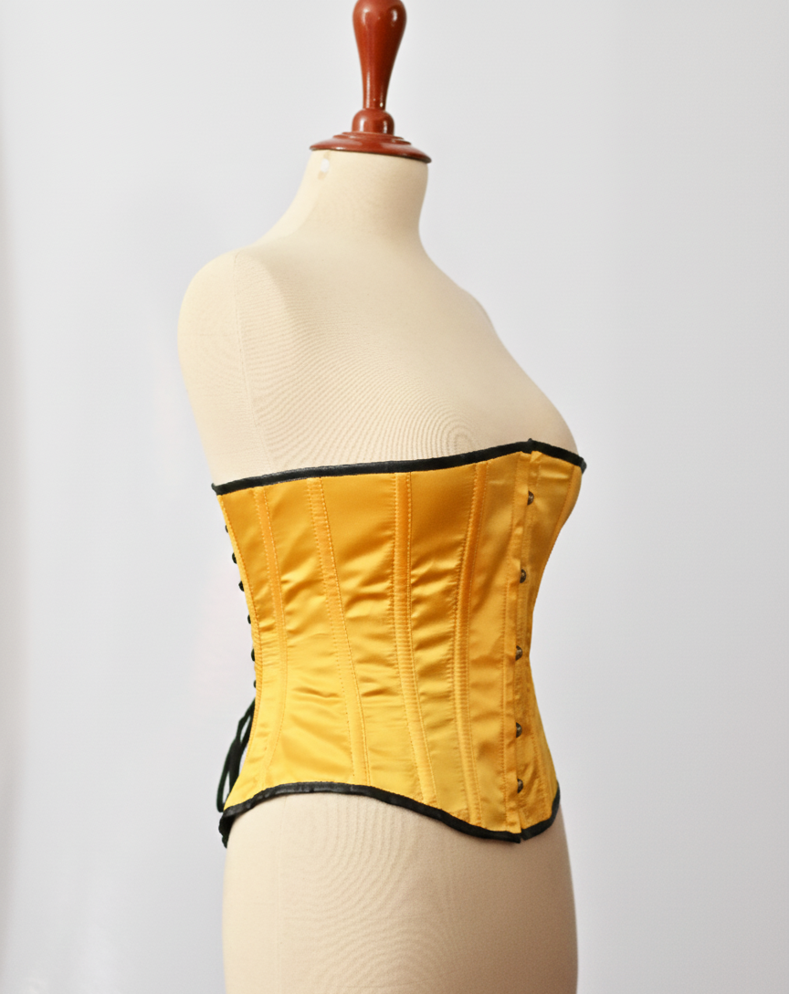RAY'S CORSET YELLOW LEATHER ADULT SIZE