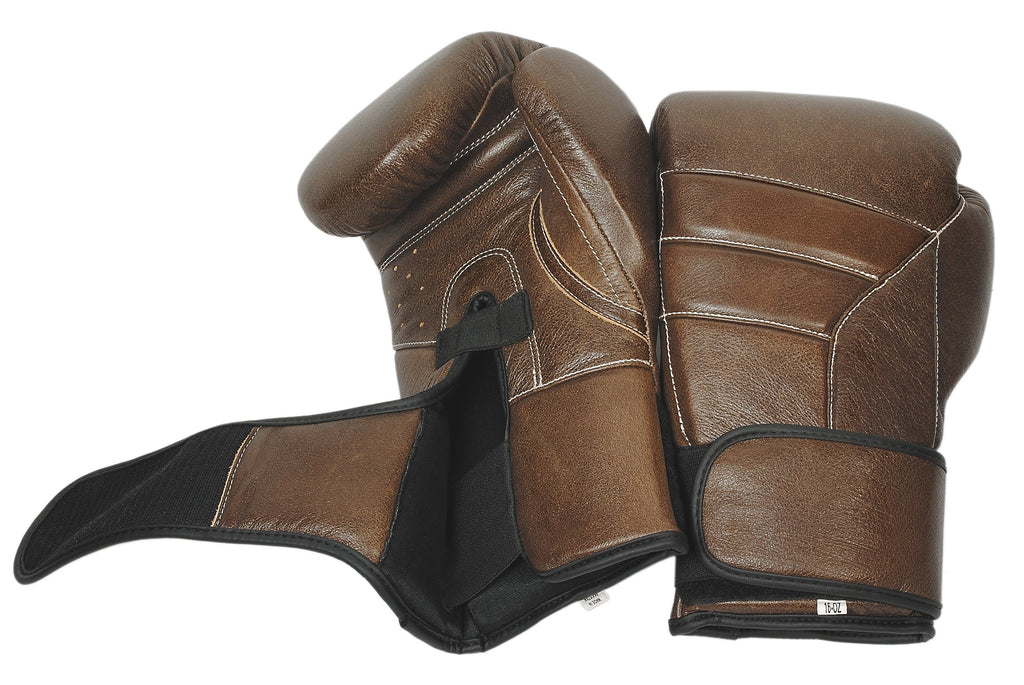 RAY'S LEATHER BOXING GLOVES/FOR TRAINING AND TOURNAMENTS  (Strap-Up)