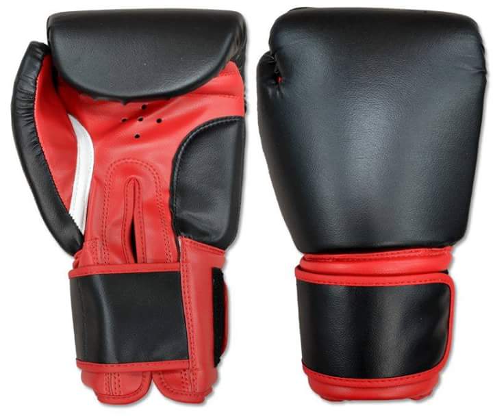 RAY'S LEATHER BOXING GLOVES/FOR TRAINING AND TOURNAMENTS  (Strap-Up)