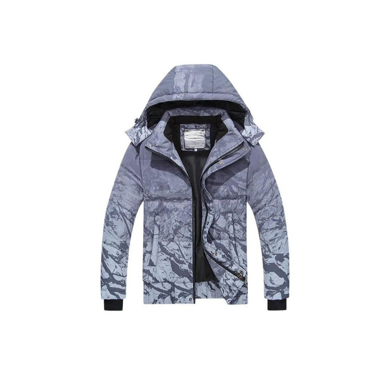 RAY'S Unisex Hooded Puffer Jacket,Quilted Lightweight Winter Coat with Zip Front Closure
