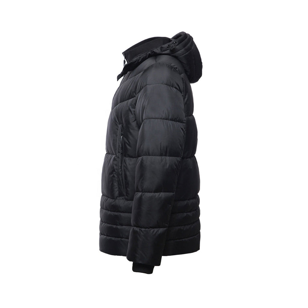 RAY'S Unisex Hooded Puffer Jacket,Quilted Lightweight Winter Coat with Zip Front Closure