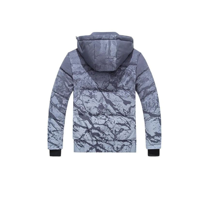 RAY'S Unisex Hooded Puffer Jacket,Quilted Lightweight Winter Coat with Zip Front Closure