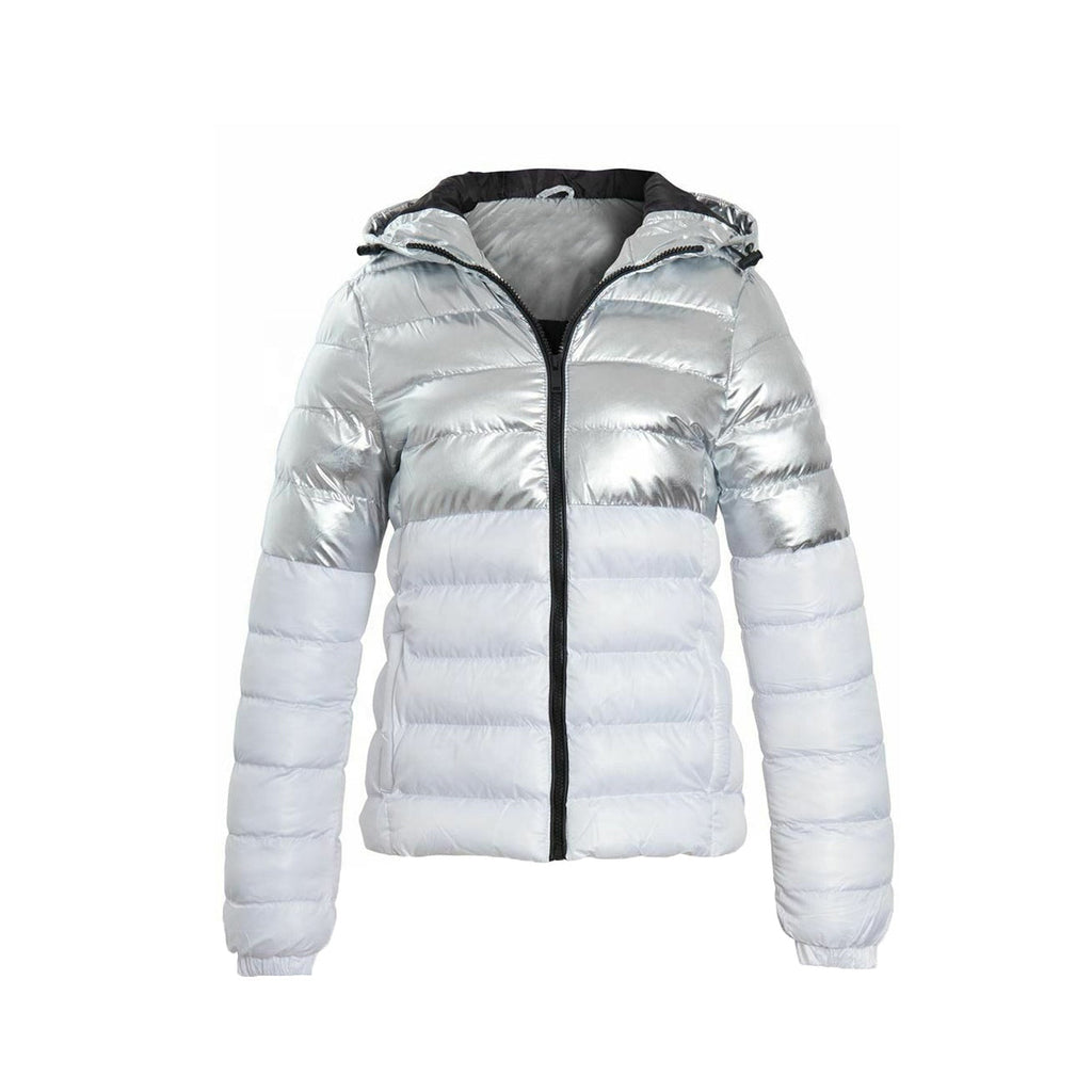RAY'S Unisex Hooded Puffer Jacket,Quilted Lightweight Winter Coat with Zip Front Closure
