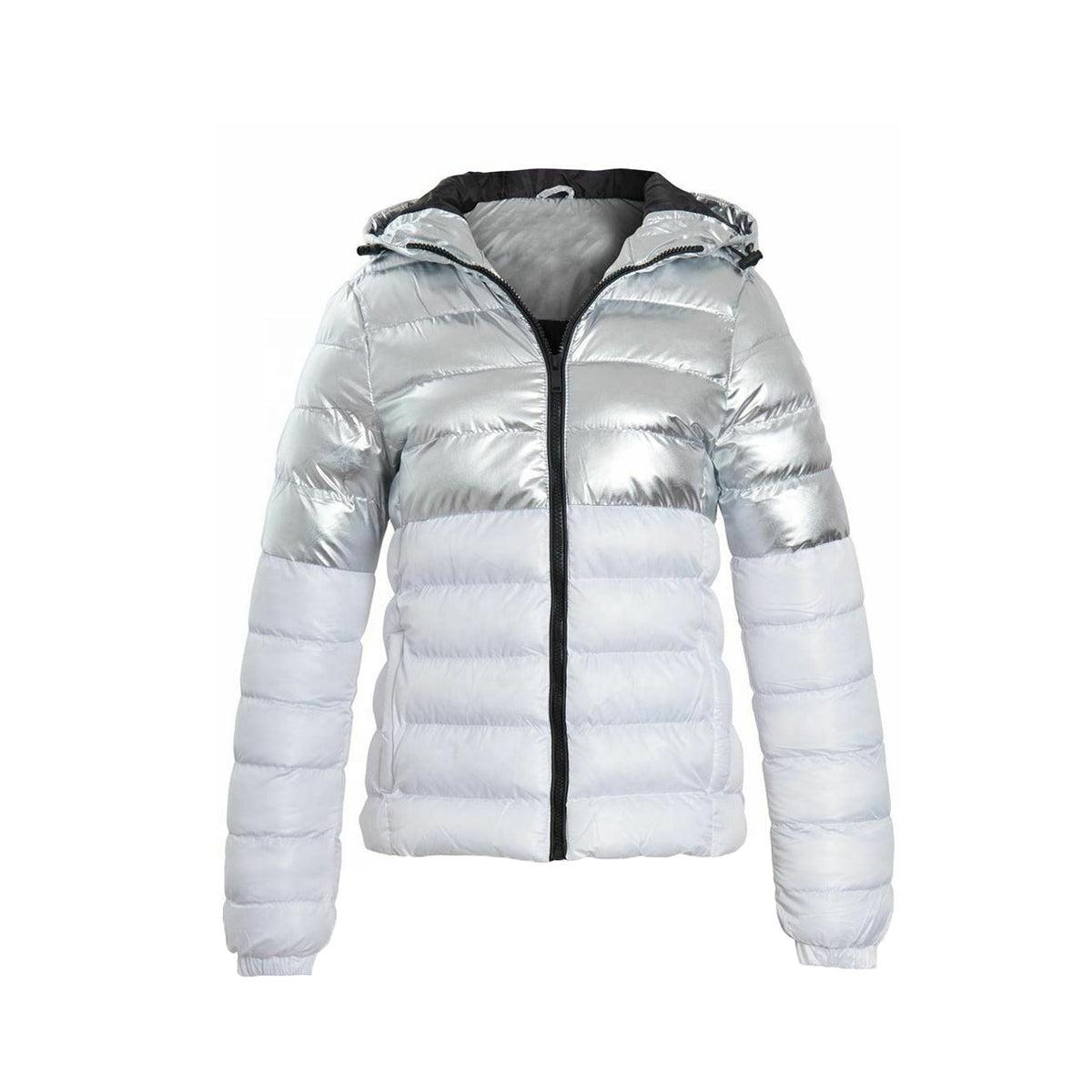 RAY'S Unisex Hooded Puffer Jacket,Quilted Lightweight Winter Coat with Zip Front Closure