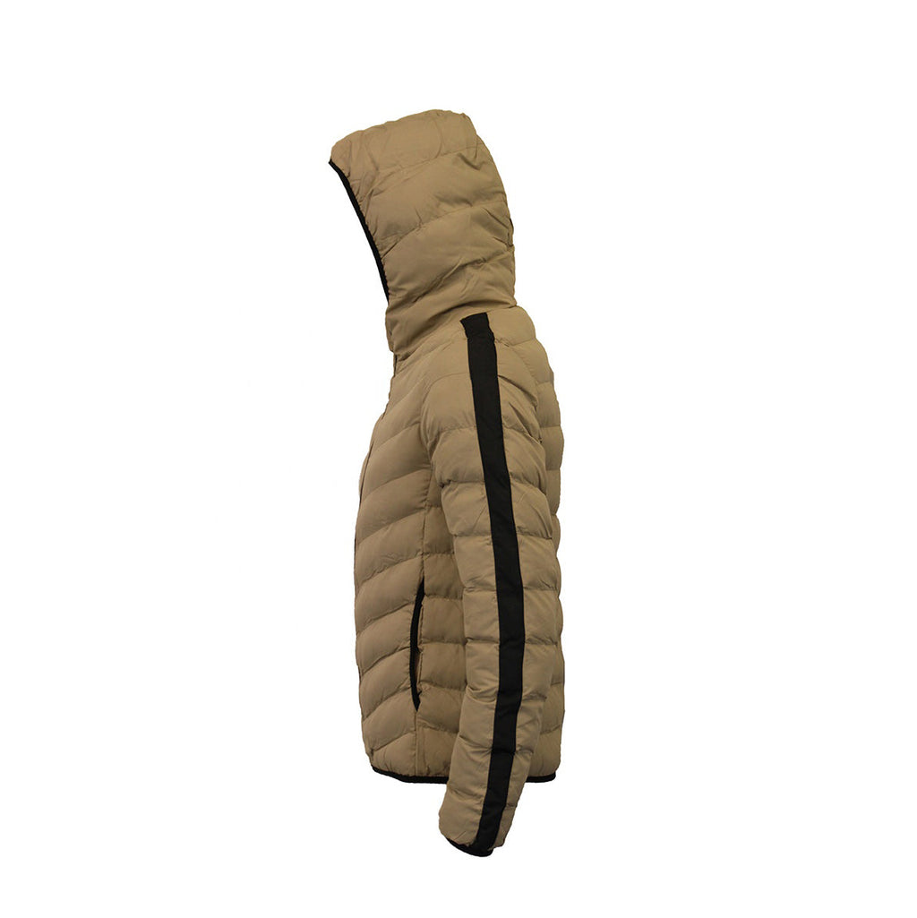 RAY'S Unisex Hooded Puffer Jacket,Quilted Lightweight Winter Coat with Zip Front Closure