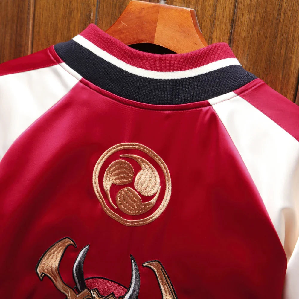 RAY'S Crimson Raijin Samurai Sukajan Jacket ADULT SIZE