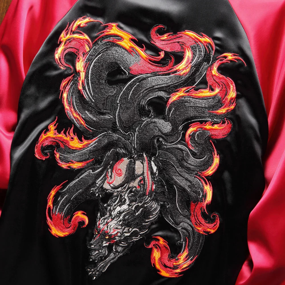 RAY'S Nine Tailed Kitsune Sukajan Jacket ADULT SIZE