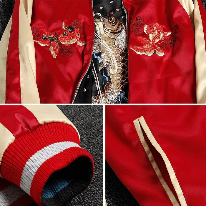 RAY'S Koi & Goldfish Sukajan Souvenir Jacket