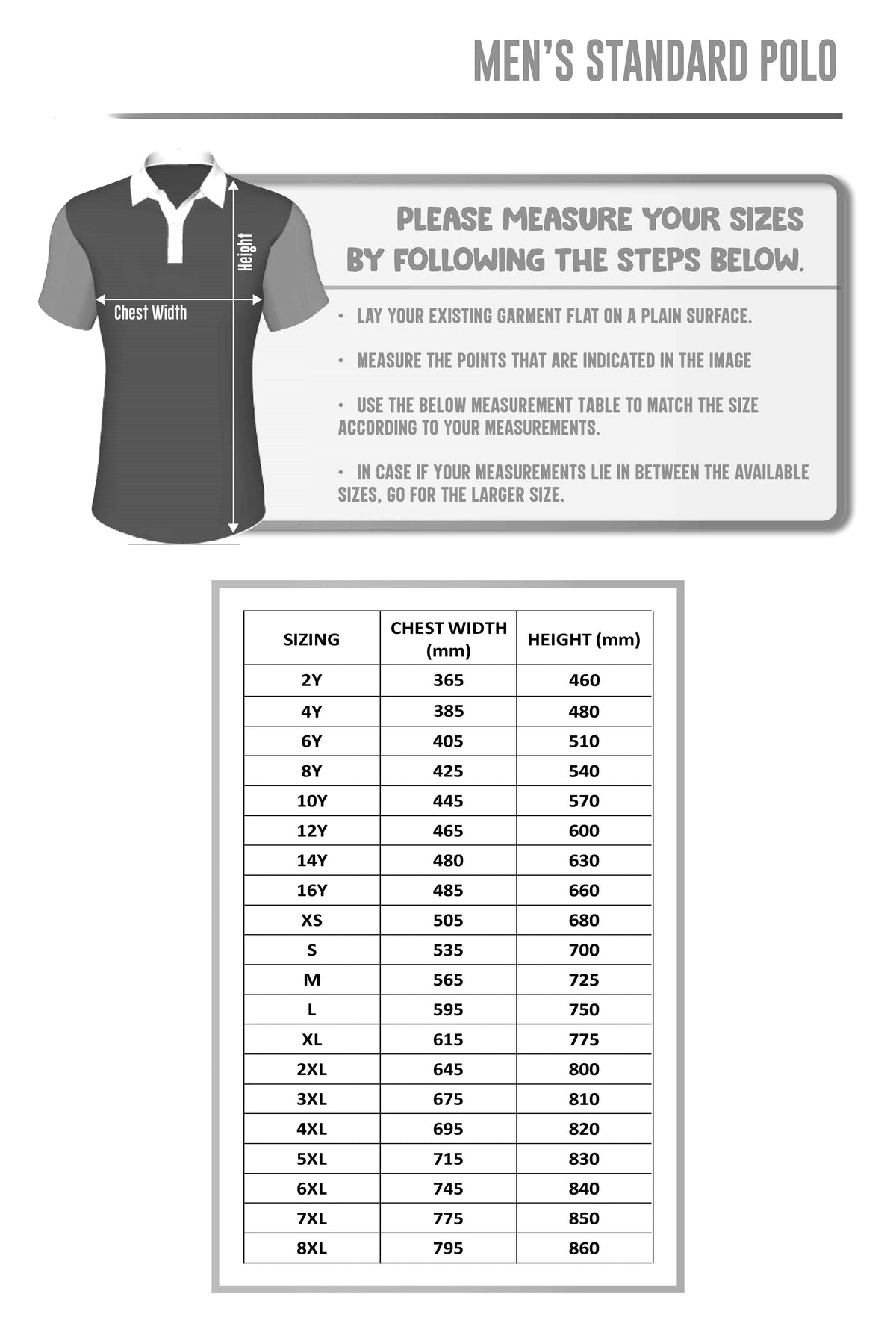 RAY'S MEN/BOY POLO SHIRTS